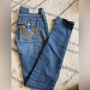 True Religion Skinny Low rise jeans Size 27